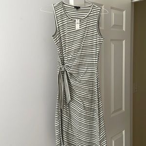 Talbots Green Tank Striped Dress